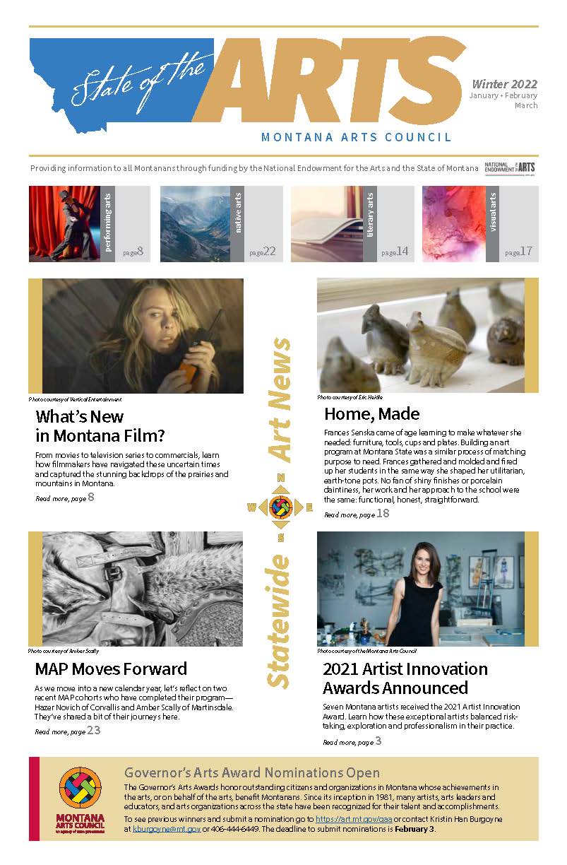 Front Page of Winter 2022 Issue